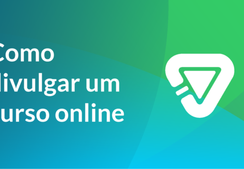 Logo da EAD Station com a frase "Como divulgar um curso online"