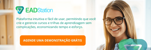 CTA Banner EAD Station plataforma de treinamento online