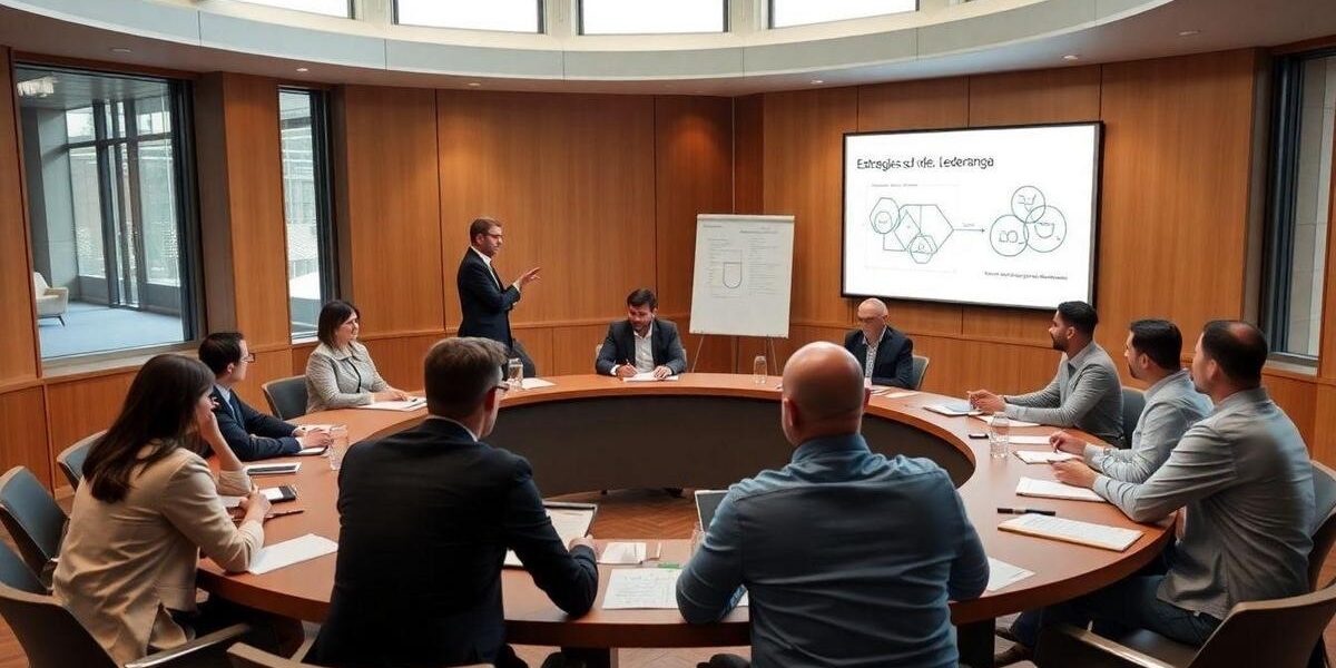 Desenvolvimento de liderança em treinamento corporativo