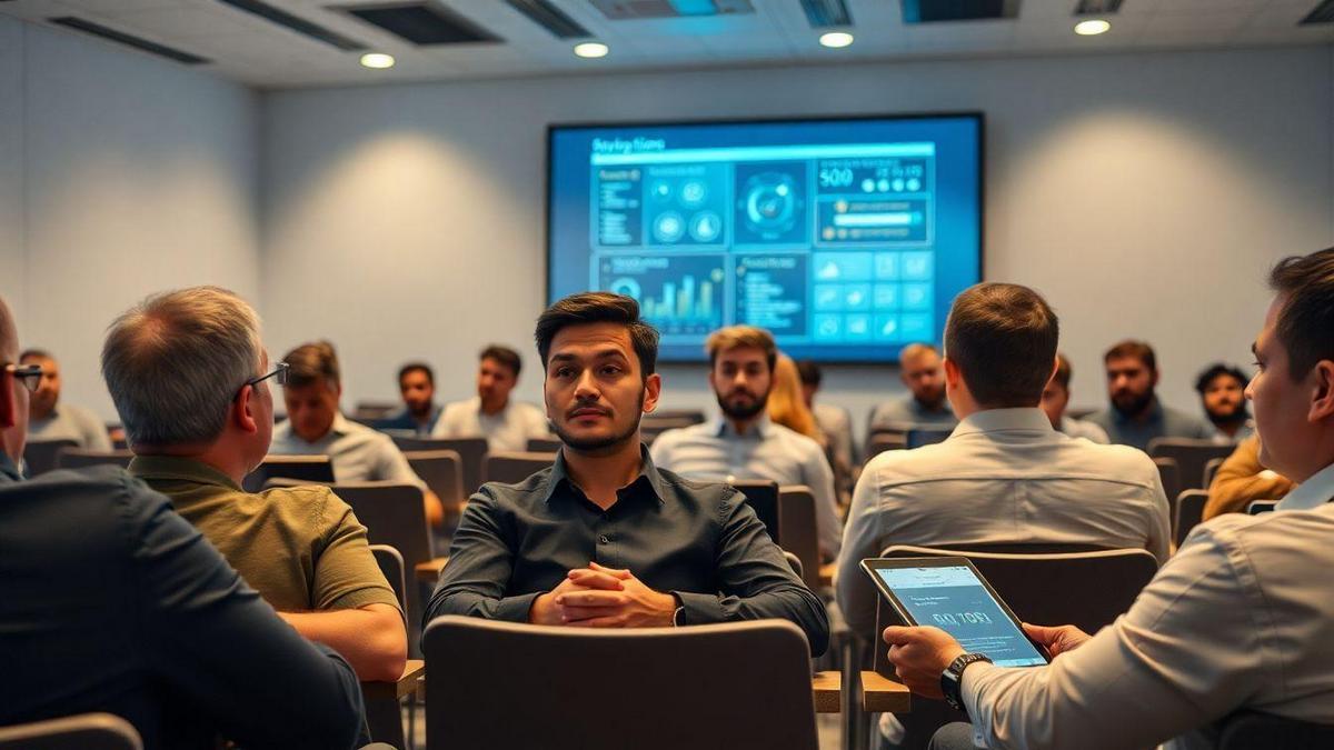 Engajamento dos funcionários em treinamentos online